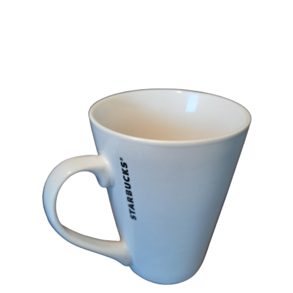 Starbucks 13 oz Mug Cup Mermaid Siren logo White ceramic 2016 Collectible - Picture 7 of 9